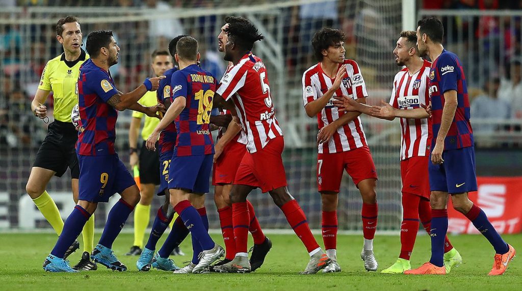 اتليتيكو مدريد البارسا الدوري الإسباني