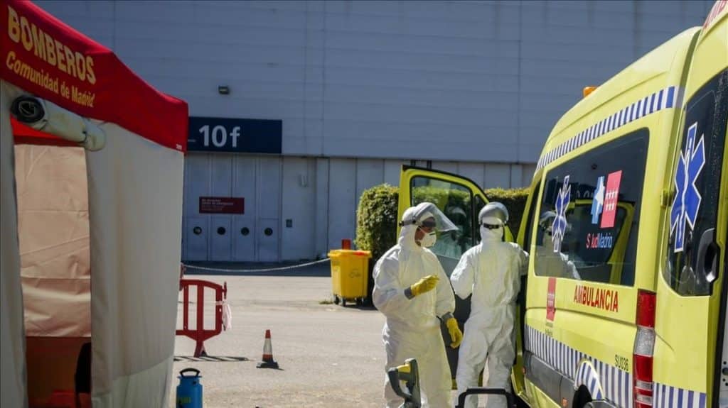 فيروس كورونا إسبانيا وفيات حالة وفاة إصابة العدد الإجمالي