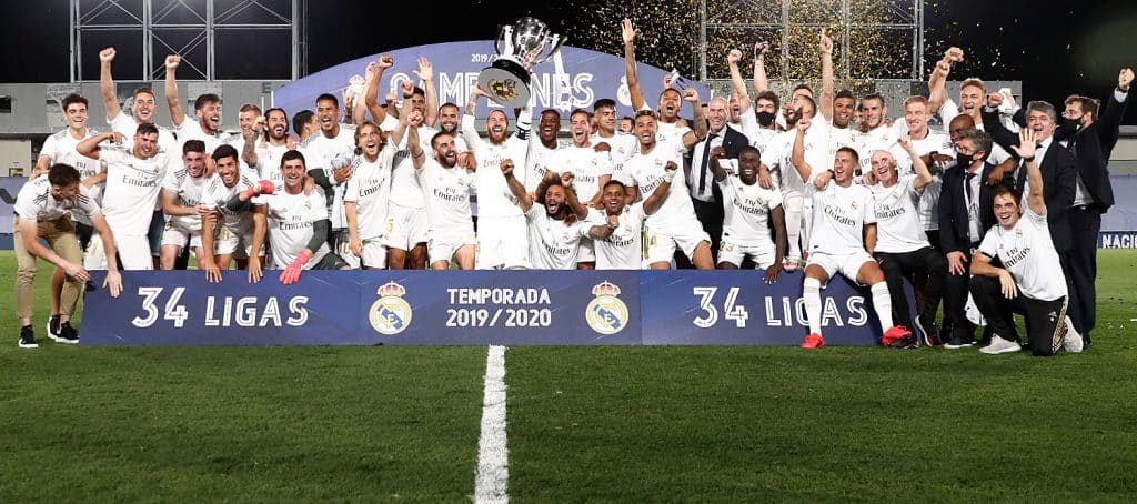 ريال مدريد يفوز باللقب الدوري