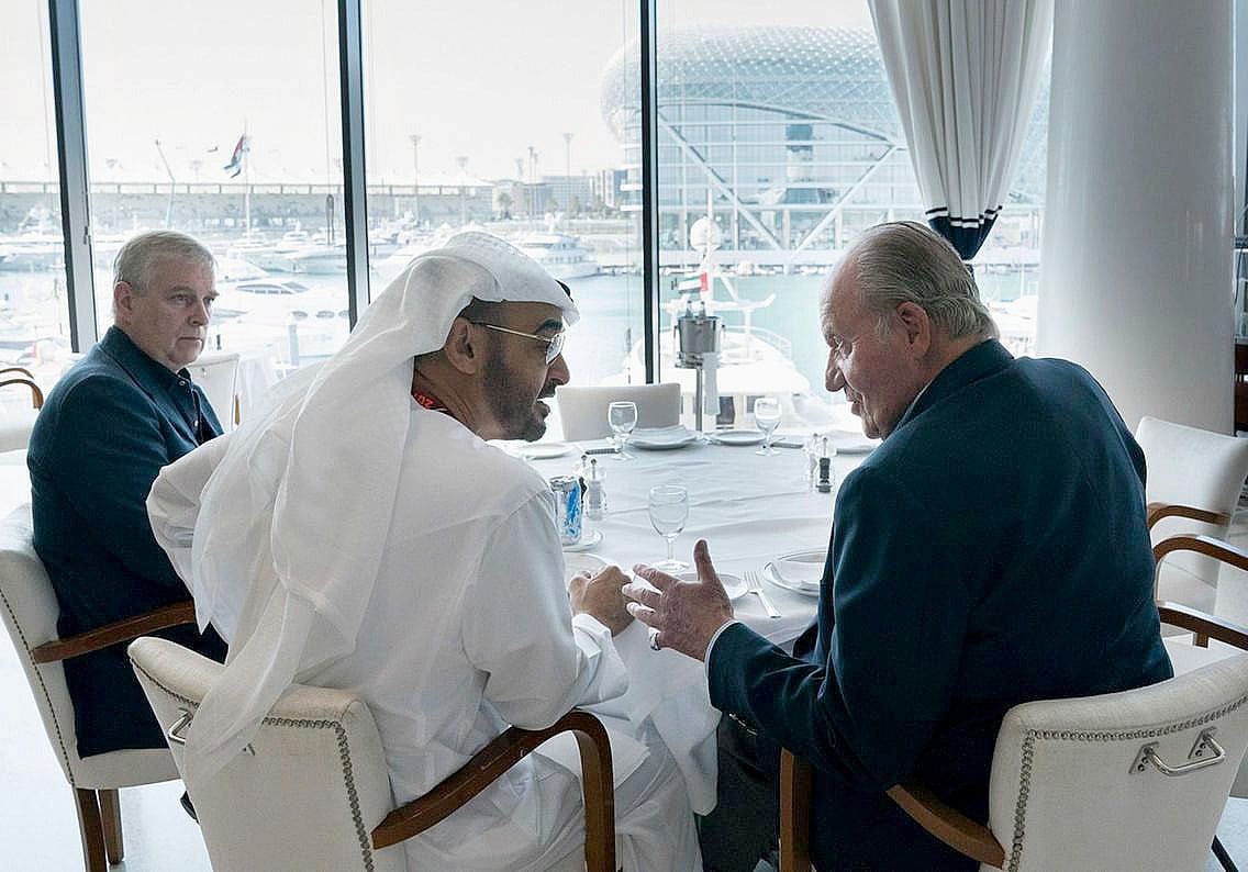 وجهة ملك إسبانيا السابق إلى أبو ظبي