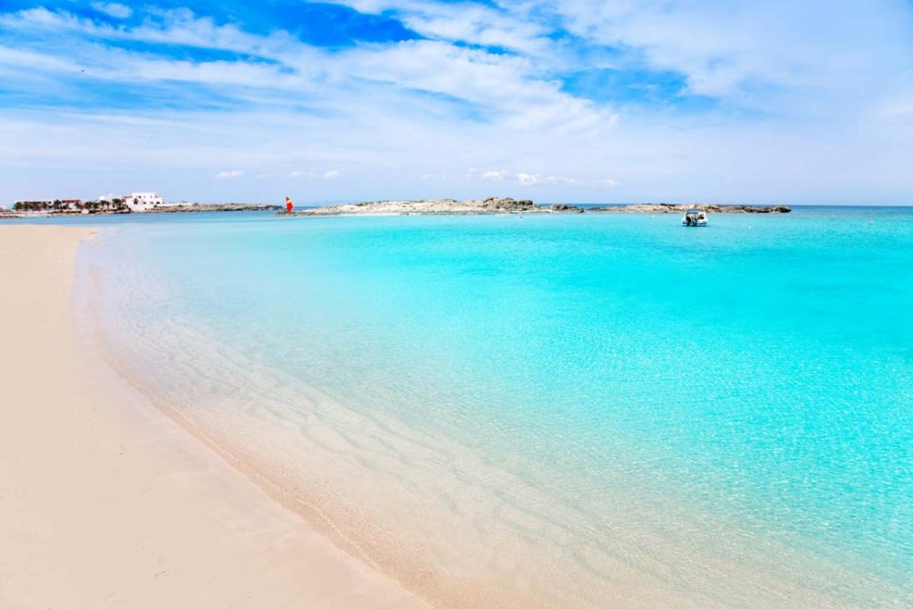 Playa Es Pujols Formentera islas Baleares