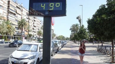 الحرارة في إسبانيا