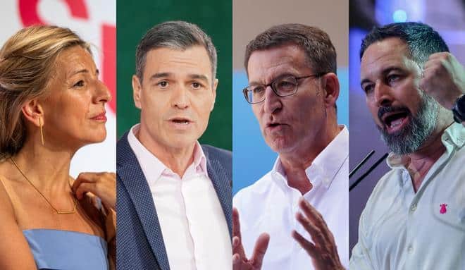 مرشحو الانتخابات في إسبانيا