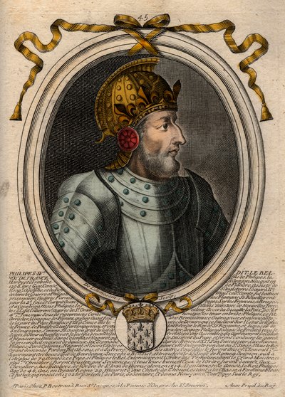de Larmessin 1600 1799 Portrait of Philip IV the Bel 1268 1314 King of France Philip IV the Fair MeisterDrucke 921060