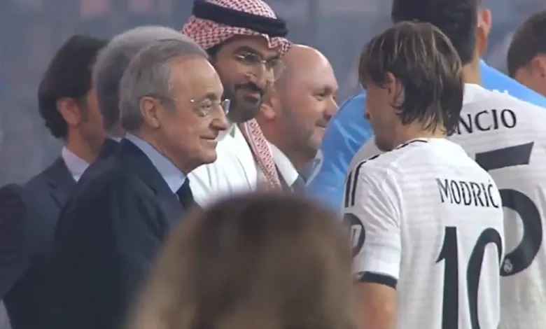 florentino perez y luka modric