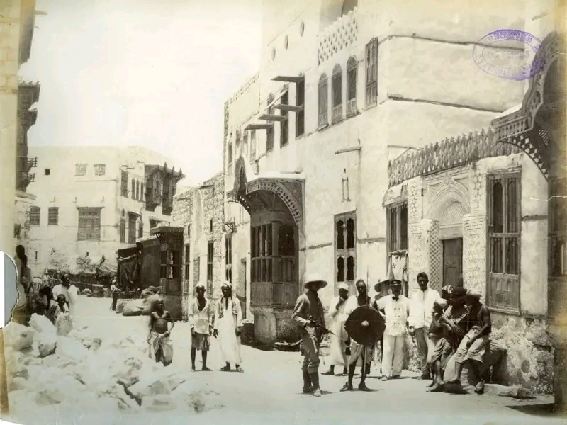 منزل الشهيد عثمان دقنة في سواكن سنة 1884 المصدر: الأرشيف البريطاني