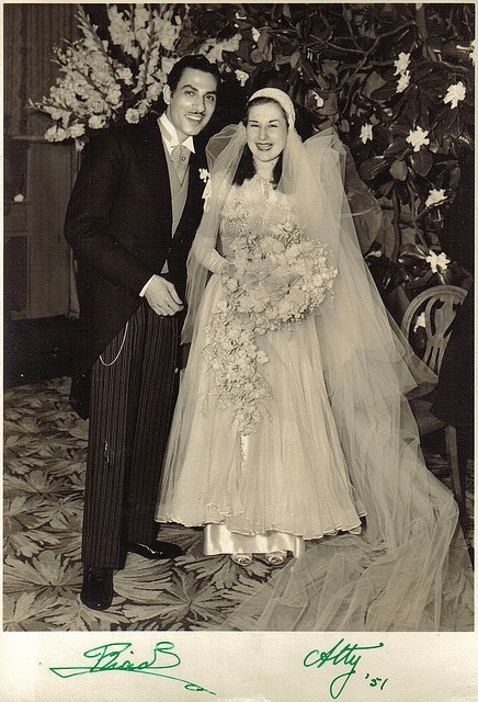 الأميرة فتحية يوم زفافها من رياض غالي