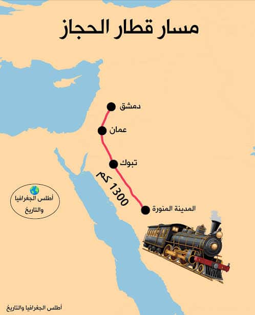 مسار قطار الحجاز