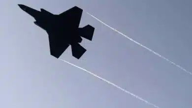 صورة أرشيفية لطائرة مقاتلة من طراز إف-35. وكالة الأنباء الإسبانية (إيفي)