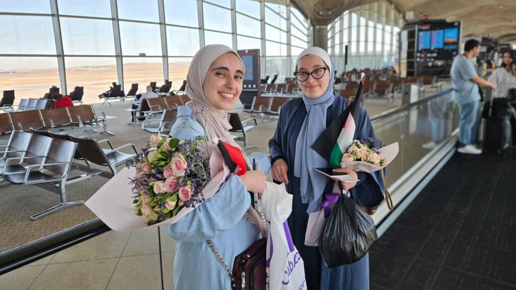طالبة فلسطينية من غزة