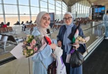 طالبة فلسطينية من غزة